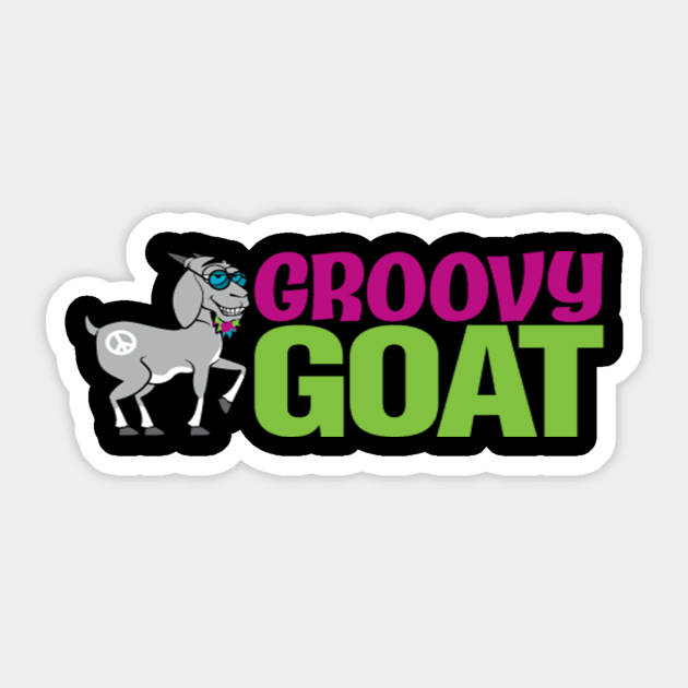 Groovy Goat Sticker by groovygoat